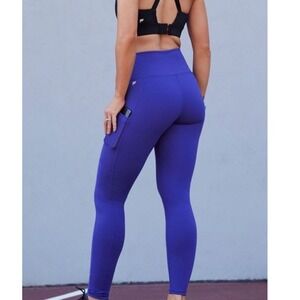 Fabletics PureLuxe High Waisted Leggings Royal Blue 3X
